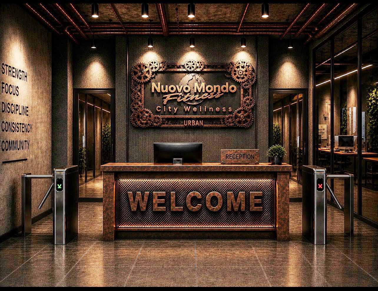 Reception Nuovo Mondo Fitness Urban